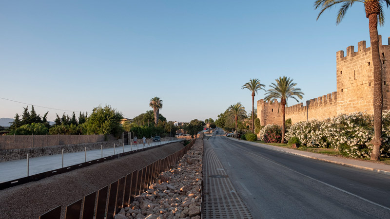 Restauración muralla de Alcúdia